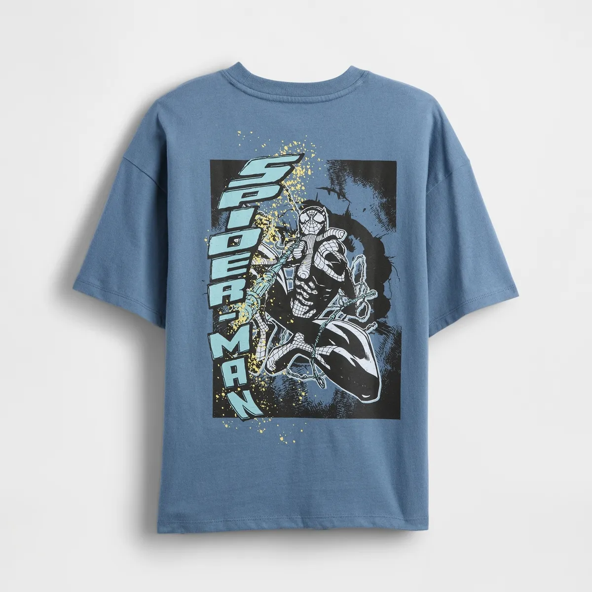GAP - Polera Niño Gap Manga Corta Azul