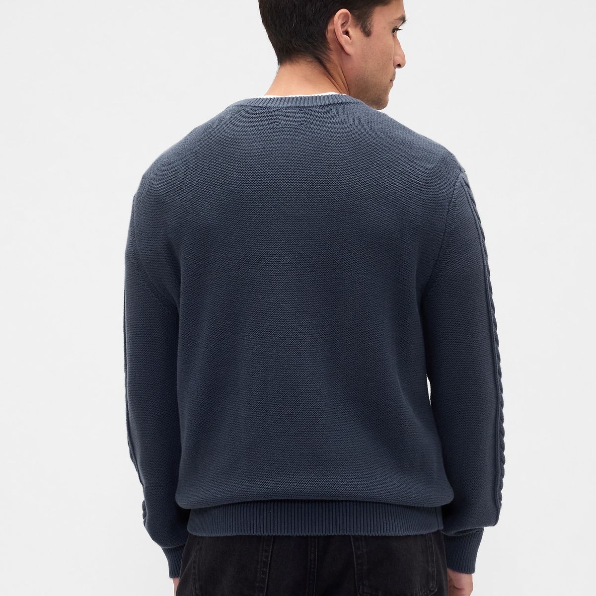 GAP - Sweater Hombre Crew Azul Gap