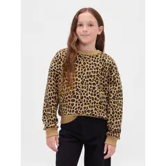 GAP - Polerón Niña Sin Gorro Crew Verde