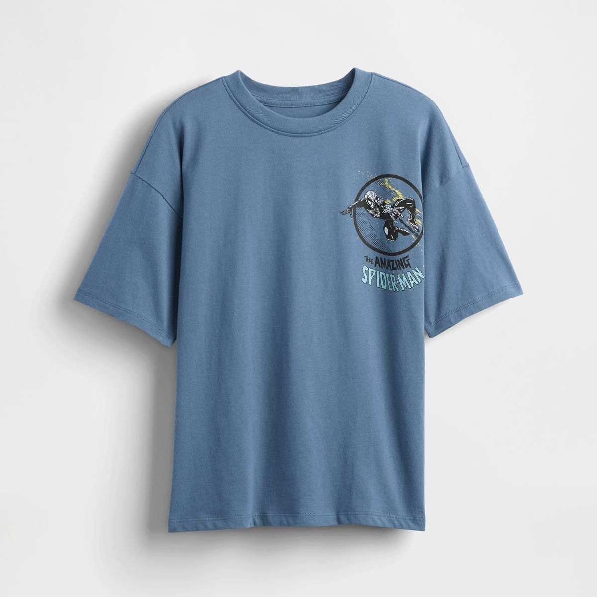 GAP - Polera Niño Gap Manga Corta Azul