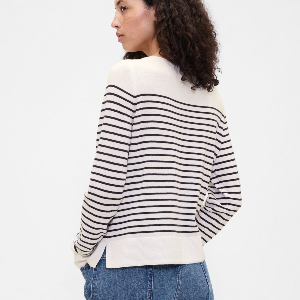 GAP - Sweater Mujer Gap Boatneck Gris