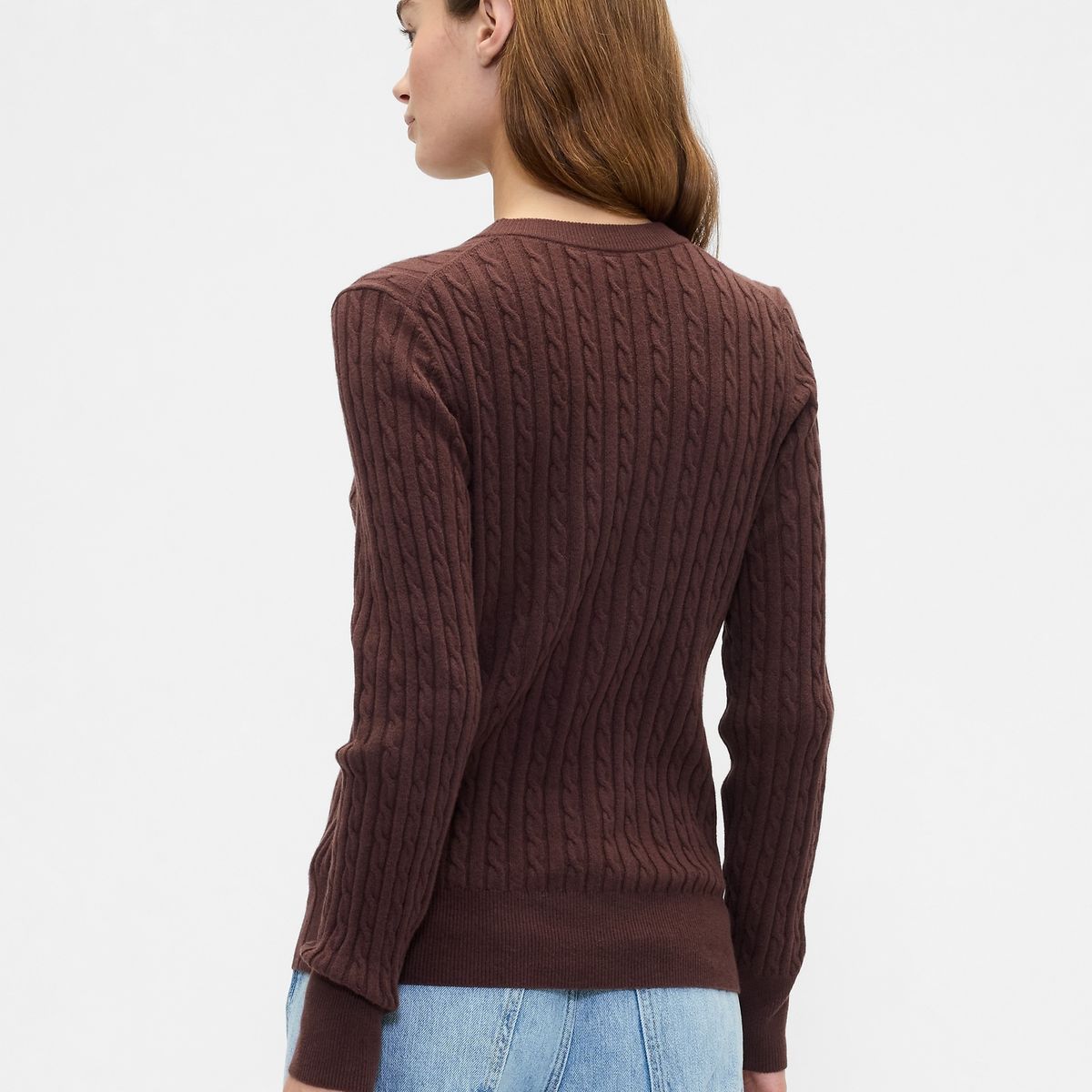 GAP - Sweater Mujer Cashsoft Café Gap
