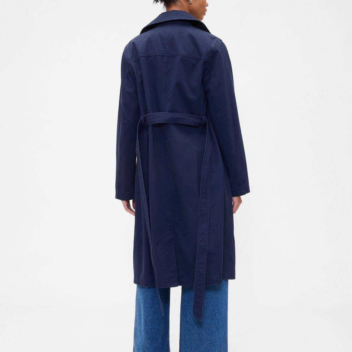 GAP - Chaqueta Mujer Trench Azul Gap