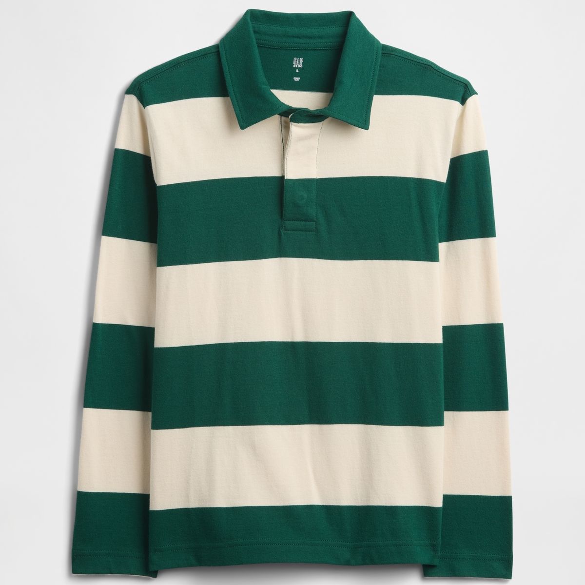 GAP - Polera Niño Manga Larga Polo Verde Gap