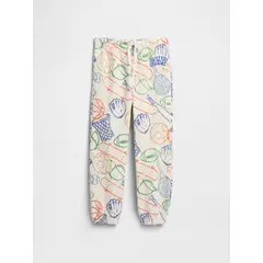 GAP - Pantalón Toddler Niño Buzo Logo Blanco