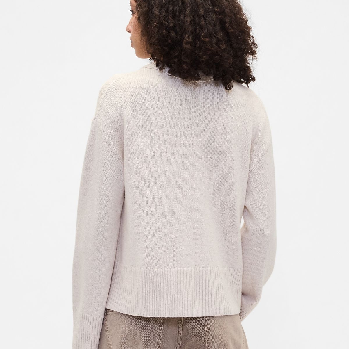 GAP - Sweater Mujer Cashsoft Café Gap