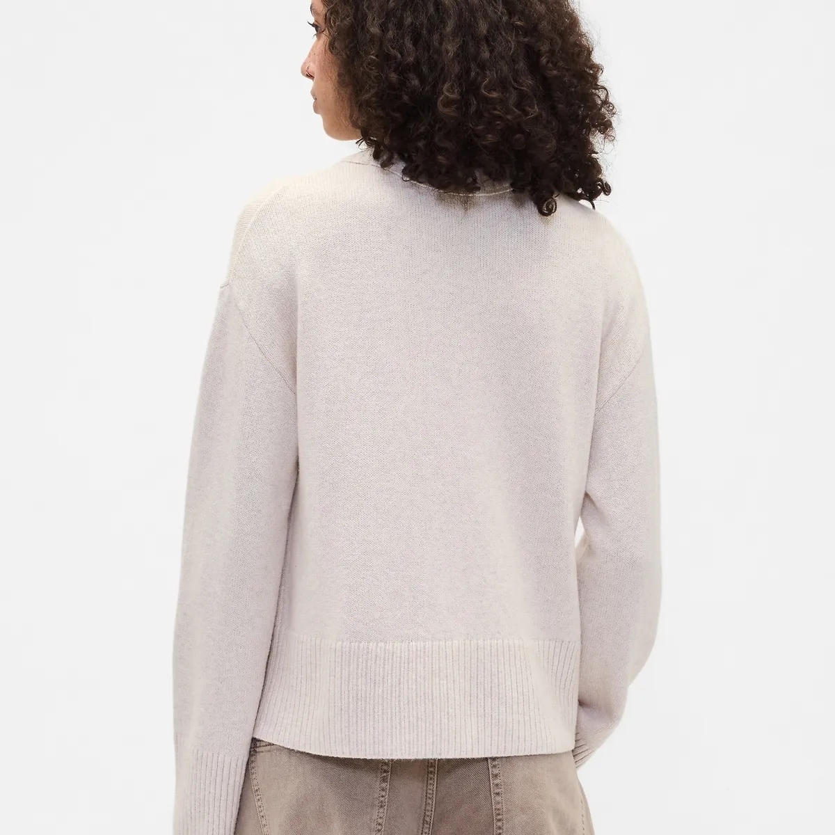 GAP - Sweater Mujer Cashsoft Café Gap