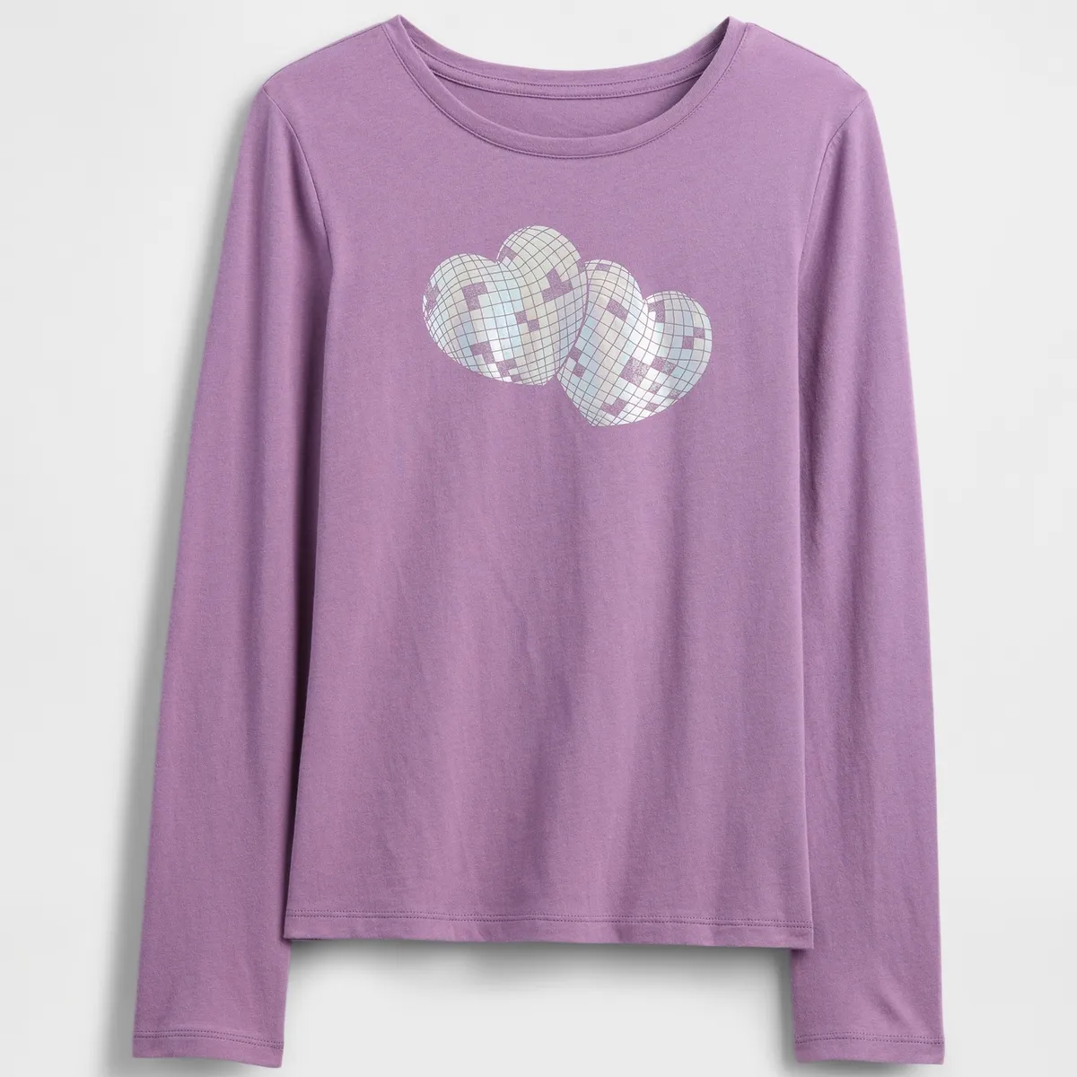 GAP - Polera Niña Gap Manga Larga Morado