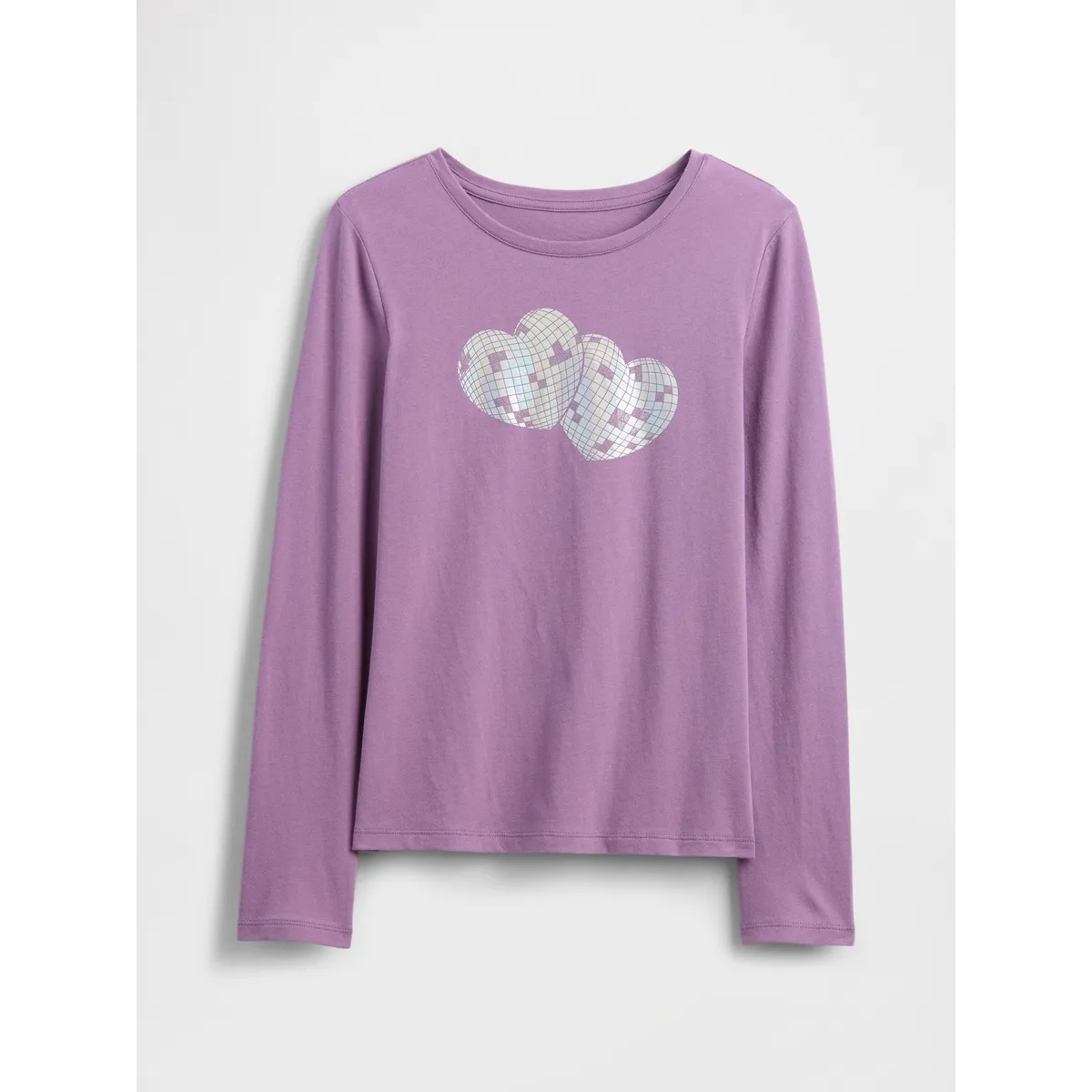 GAP - Polera Niña Gap Manga Larga Morado