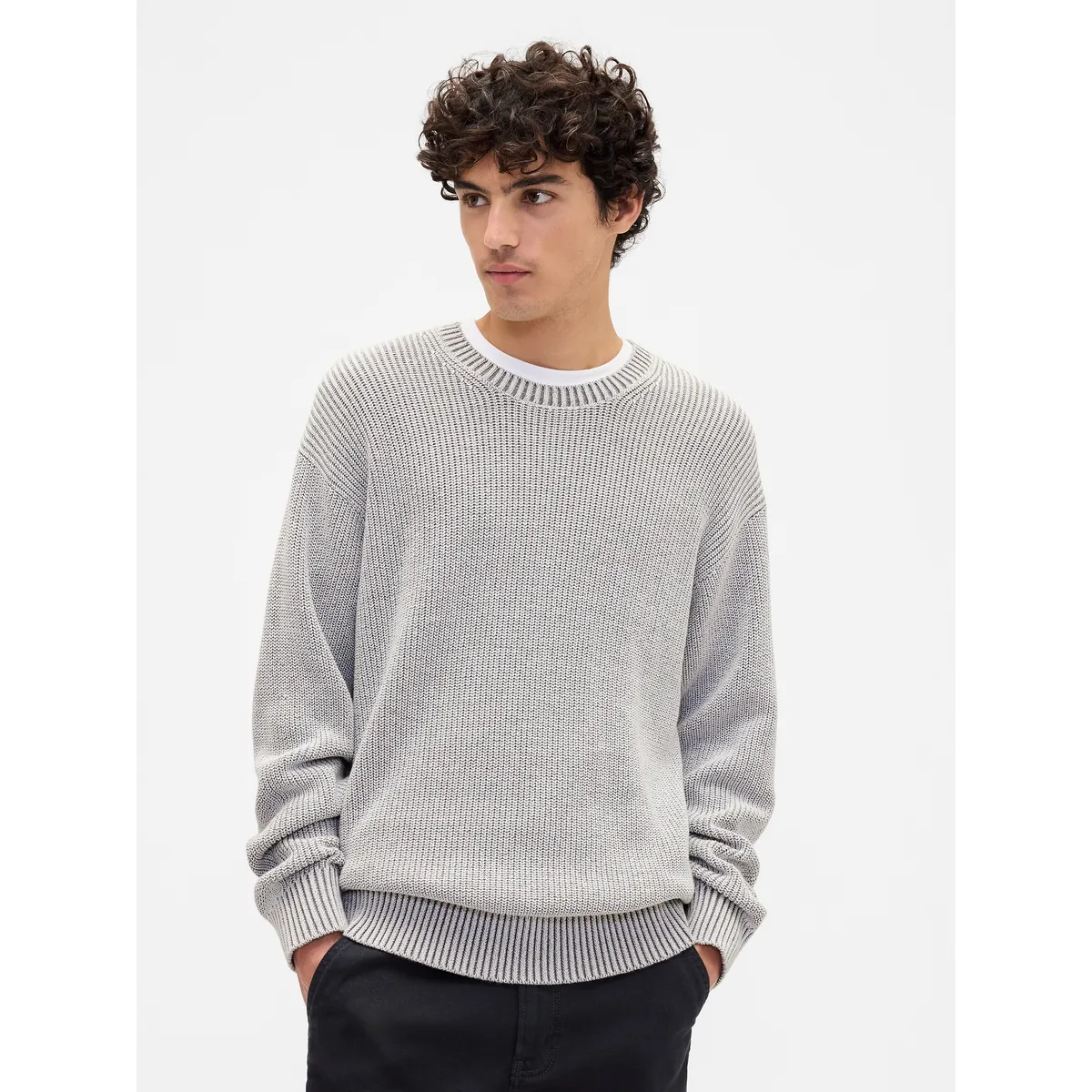 GAP - Sweater Hombre Gris Gap