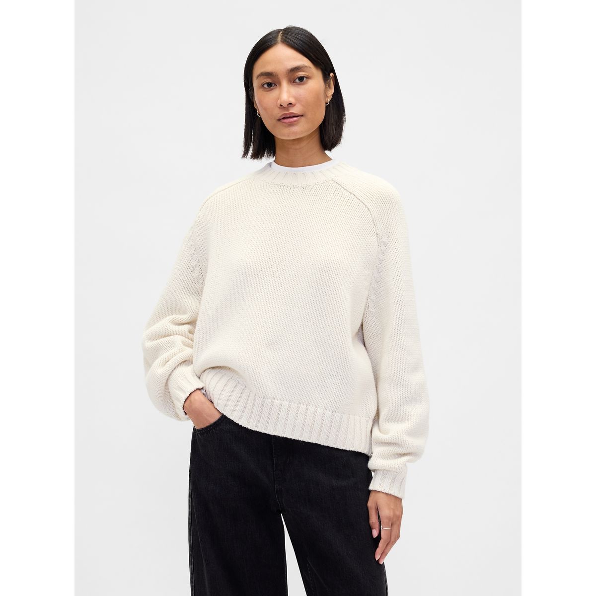 GAP - Sweater Mujer Beige Gap