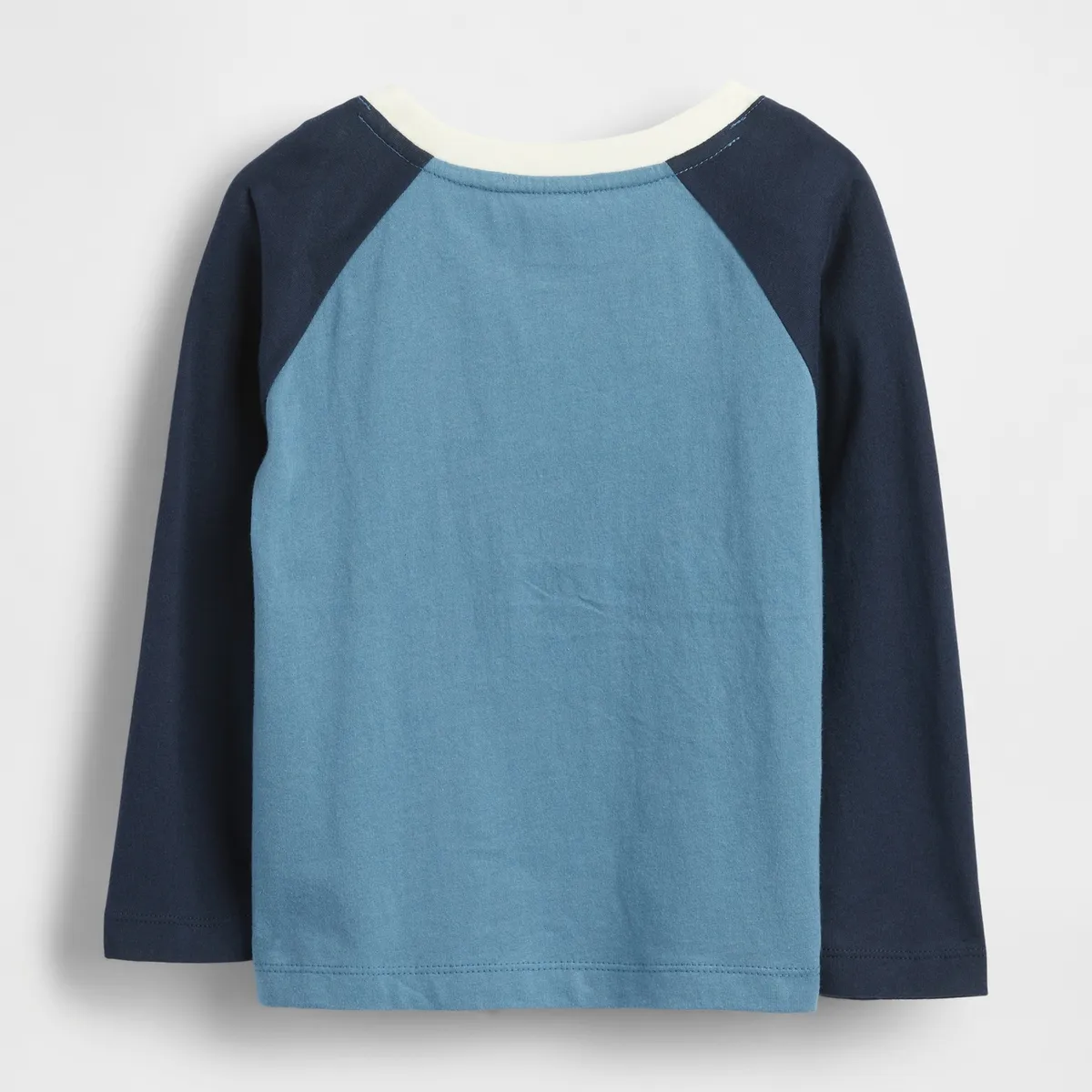 GAP - Polera Toddler Niño Manga Larga Logo Azul Gap