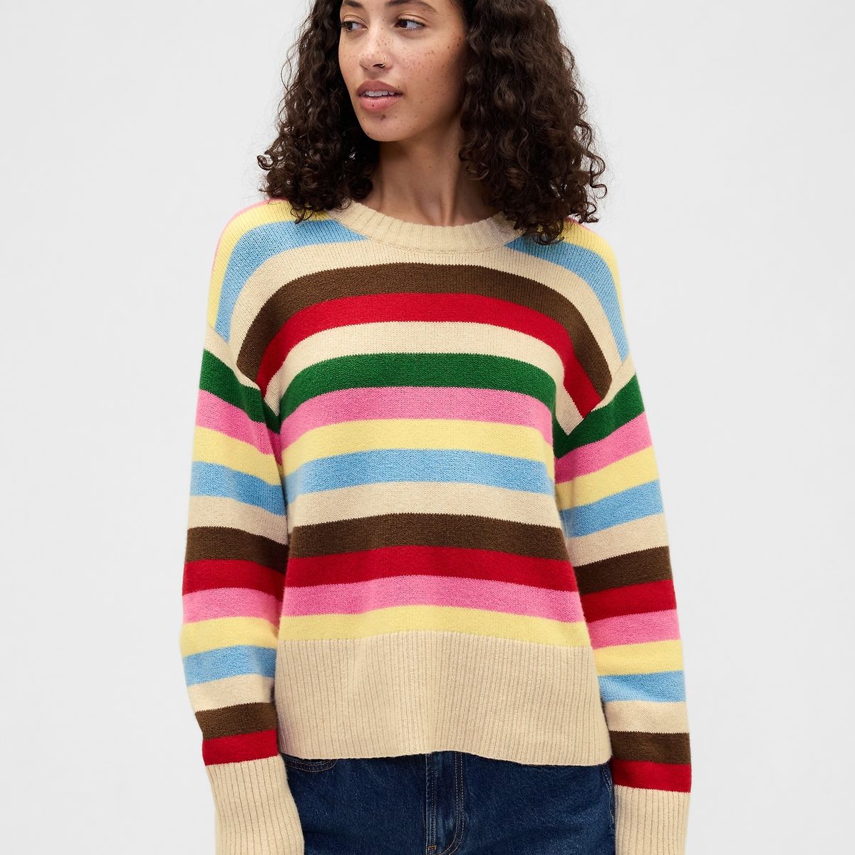 GAP - Sweater Mujer Gap Cashsoft Multicolor