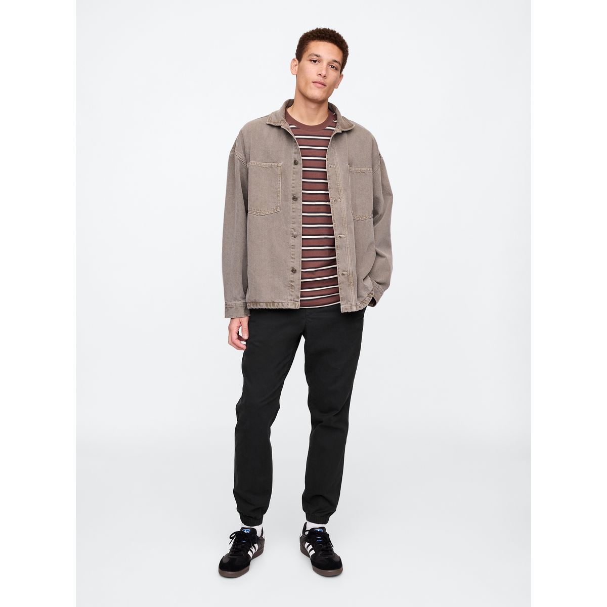GAP - Pantalón Hombre Jogger Negro Gap