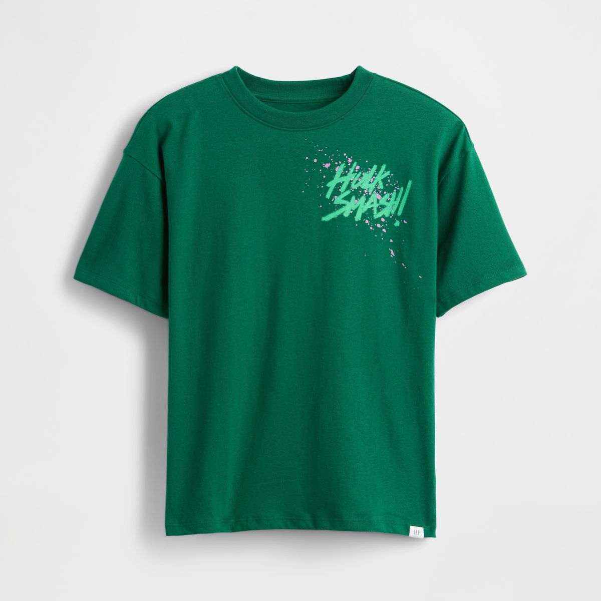 GAP - Polera Niño Gap Manga Corta Verde