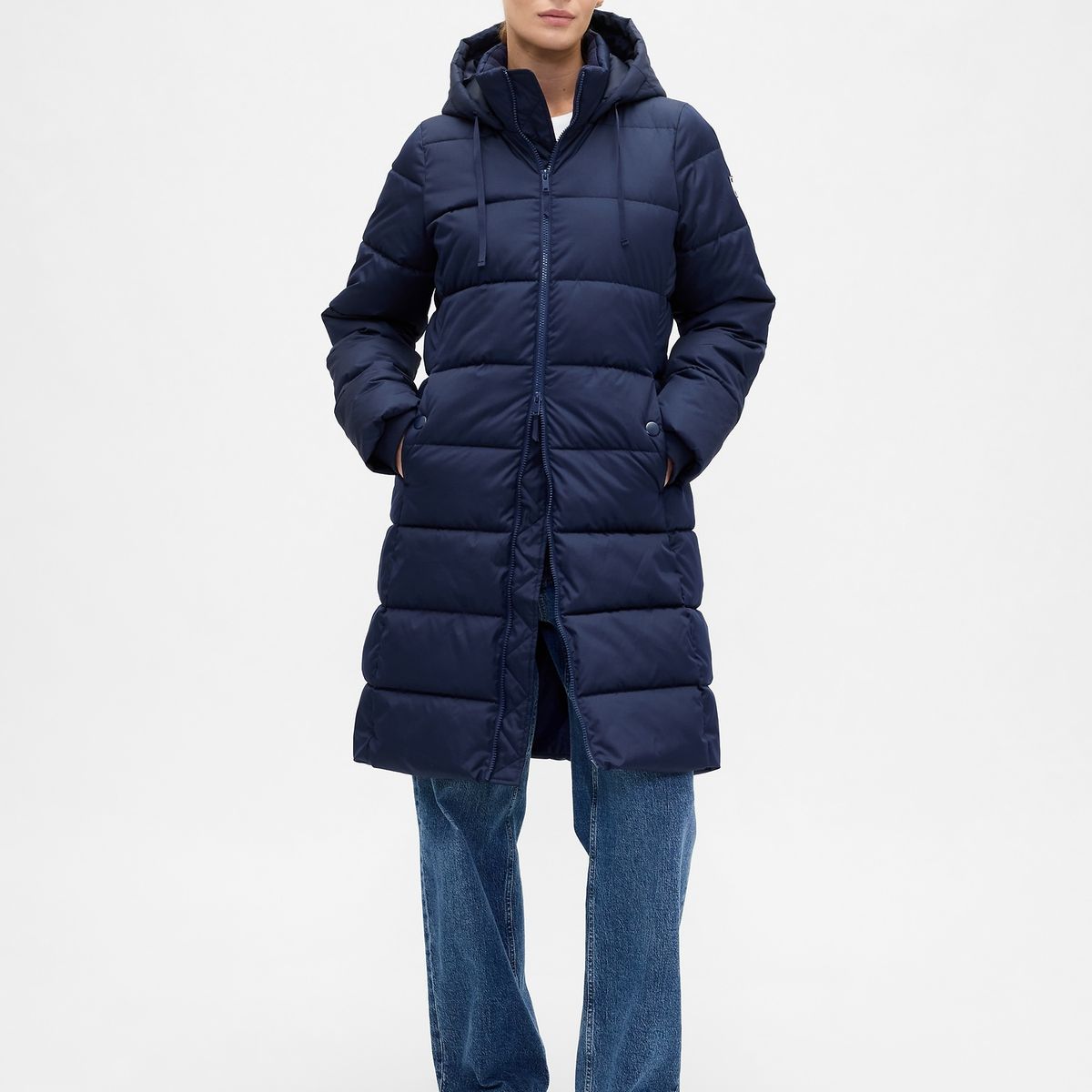 GAP - Chaqueta Mujer Puffer Azul Gap