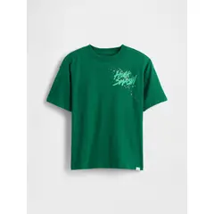 GAP - Polera Niño Manga Corta Verde