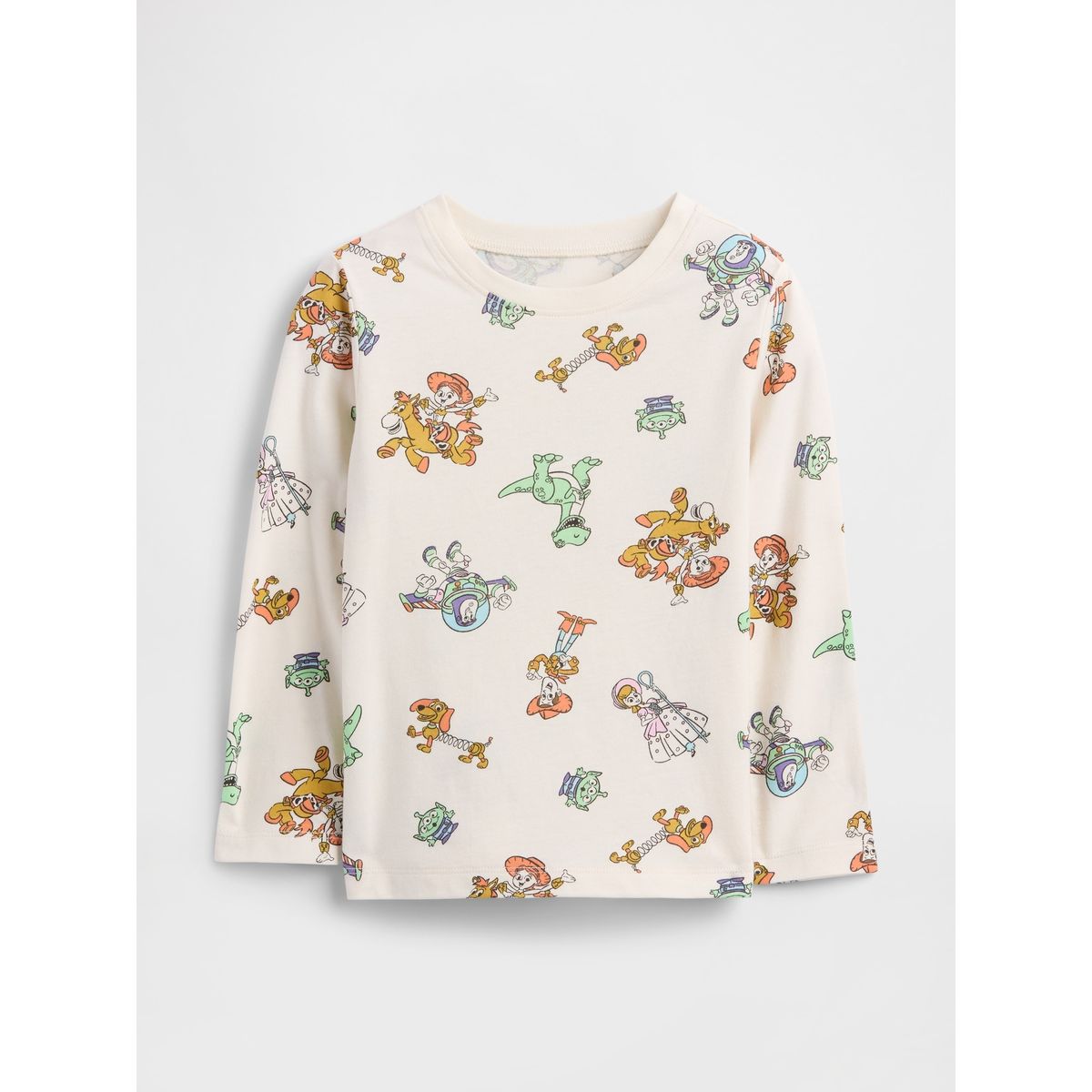 GAP - Polera Toddler Niño Gap Manga Larga Graficas Beige