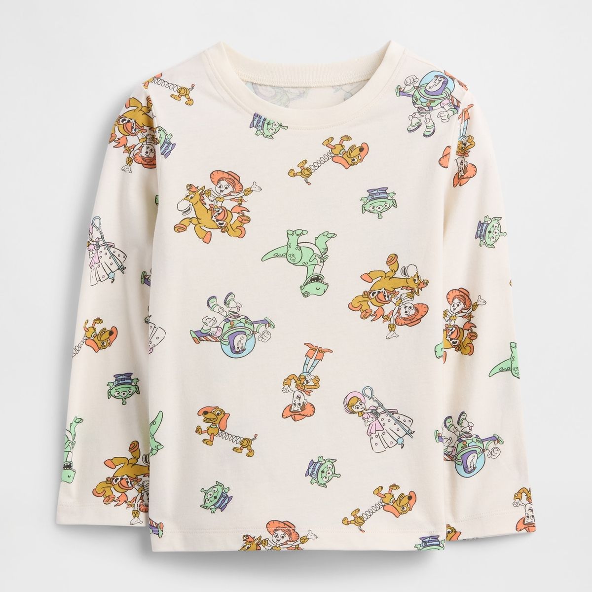 GAP - Polera Toddler Niño Gap Manga Larga Graficas Beige