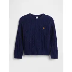 GAP - Sweater Toddler Niño Crew Azul