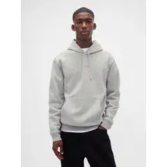 GAP - Polerón Hombre Con Gorro Sin Cierre Logo Gris