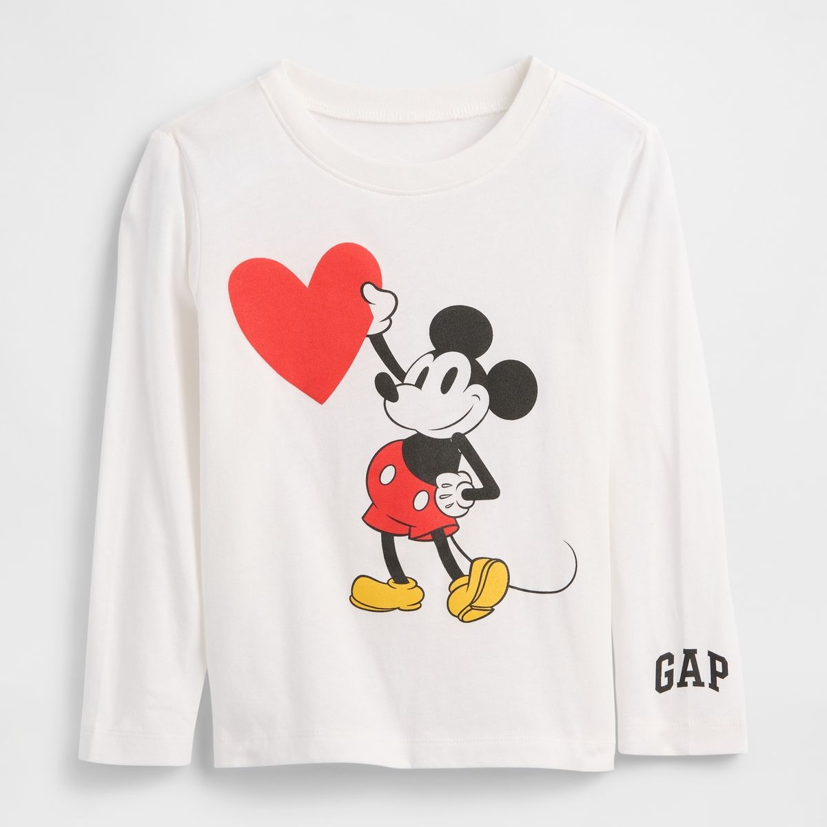 GAP - Polera Toddler Niño Gap Manga Larga Rojo