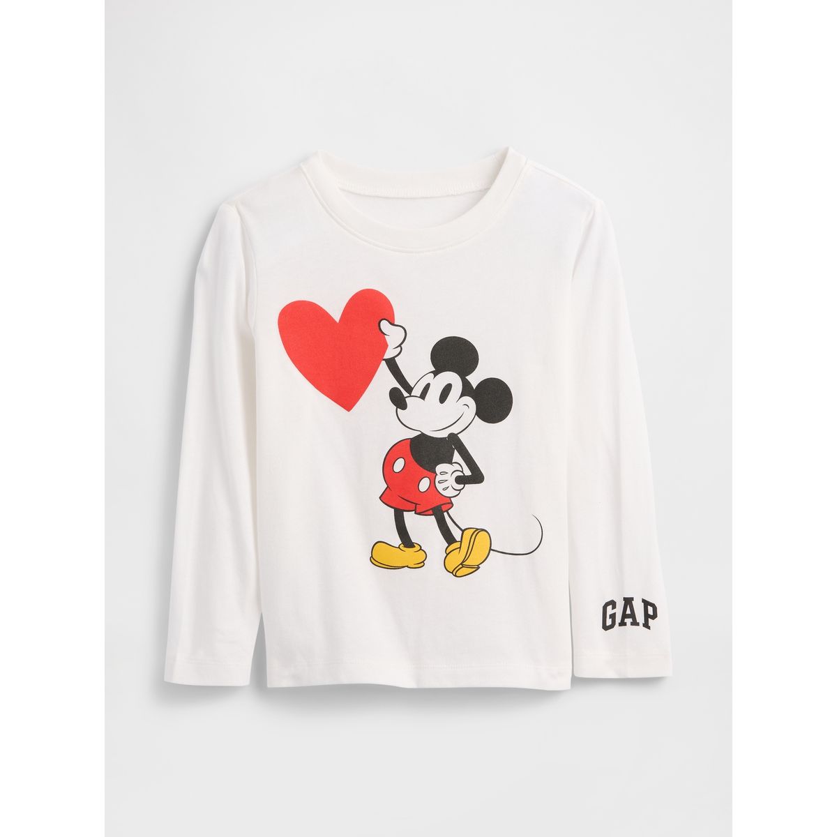 GAP - Polera Toddler Niño Gap Manga Larga Rojo