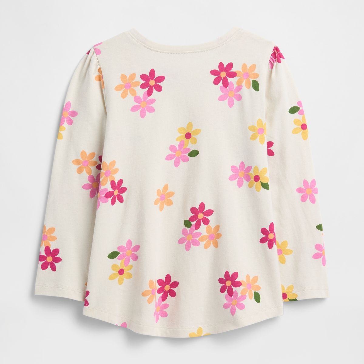 GAP - Polera Toddler Niña Gap Manga Larga Beige