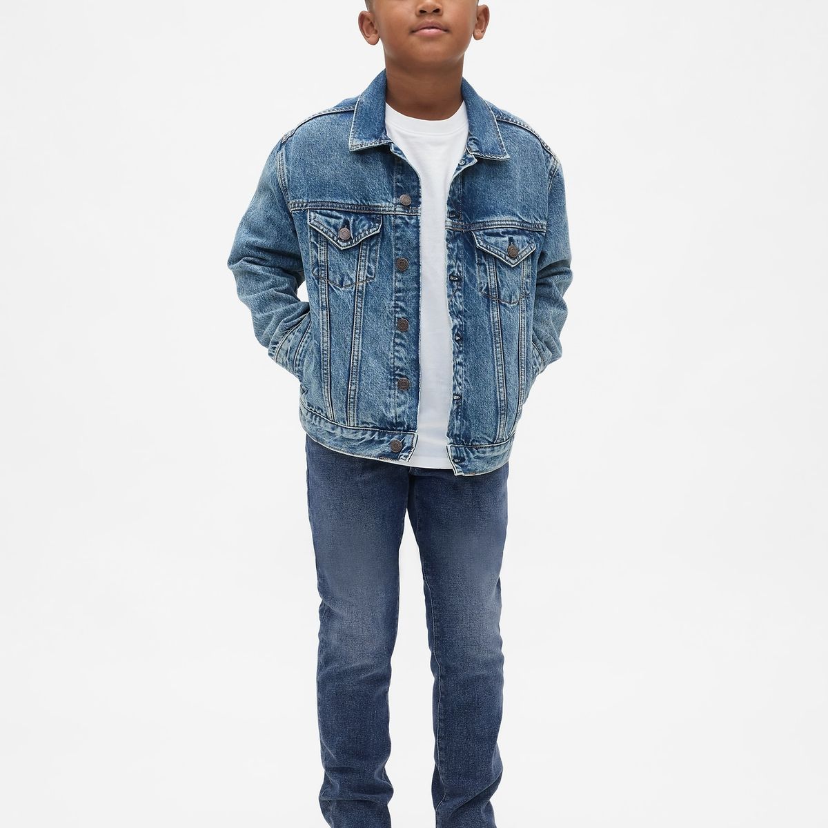 GAP - Jeans Niño Slim Azul Gap