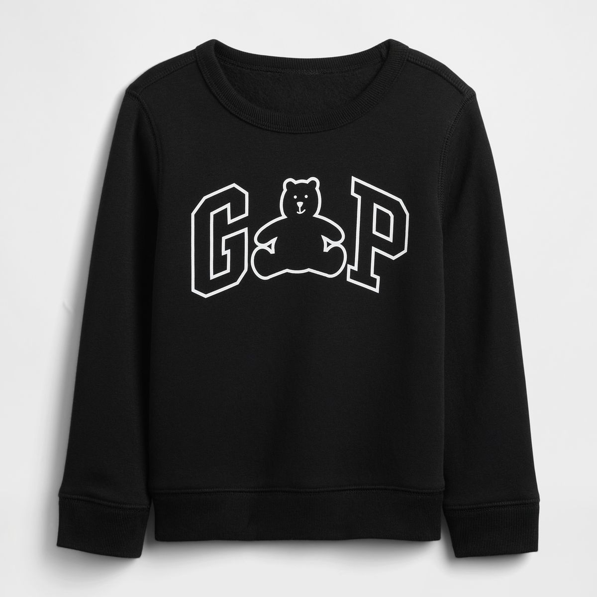 GAP - Polerón Toddler Niño Logo Crew Negro Gap