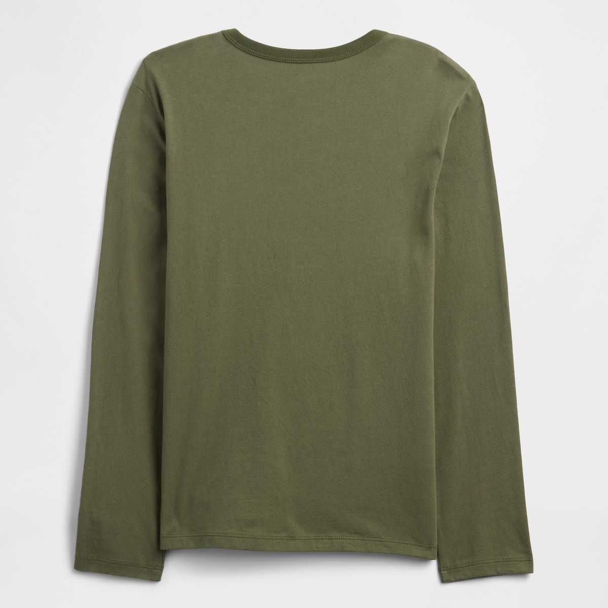 GAP - Polera Niño Gap Manga Larga Logo Verde