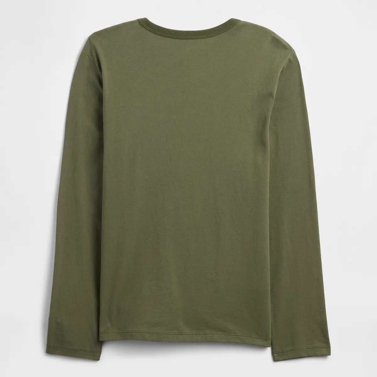 GAP - Polera Niño Gap Manga Larga Logo Verde