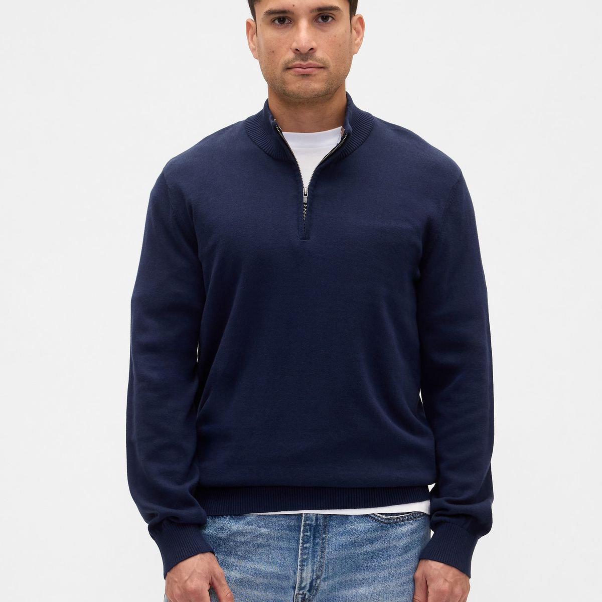 GAP - Chaleco Hombre Gap Mock Azul