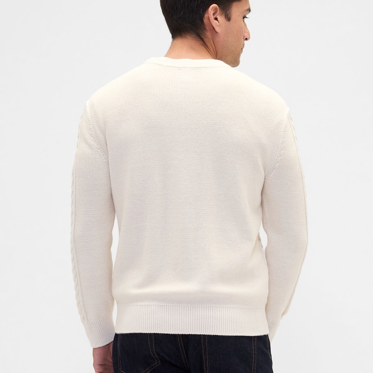 GAP - Sweater Hombre Crew Beige Gap