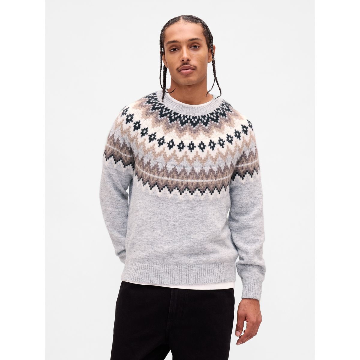 GAP - Sweater Hombre Gris Gap