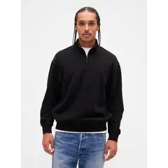 GAP - Polerón Hombre Sin Gorro Con Cierre Negro