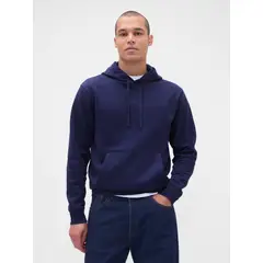 GAP - Polerón Hombre Con Gorro Sin Cierre Logo Azul