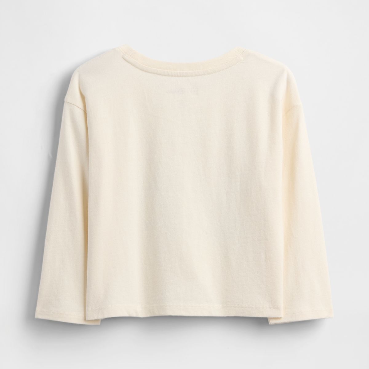 GAP - Polera Toddler Niña Gap Manga Larga Blanco