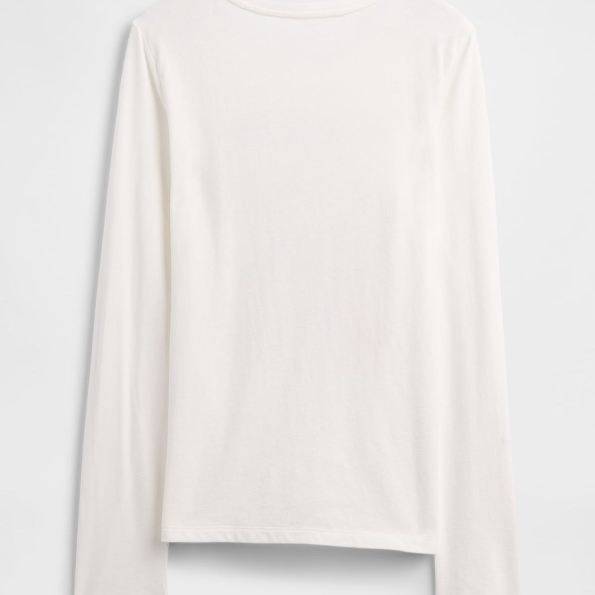 GAP - Polera Niña Gap Manga Larga Blanco
