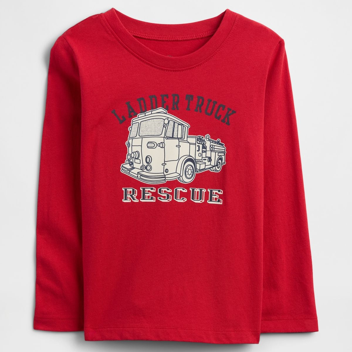 GAP - Polera Toddler Niño Gap Manga Larga Graficas Rojo