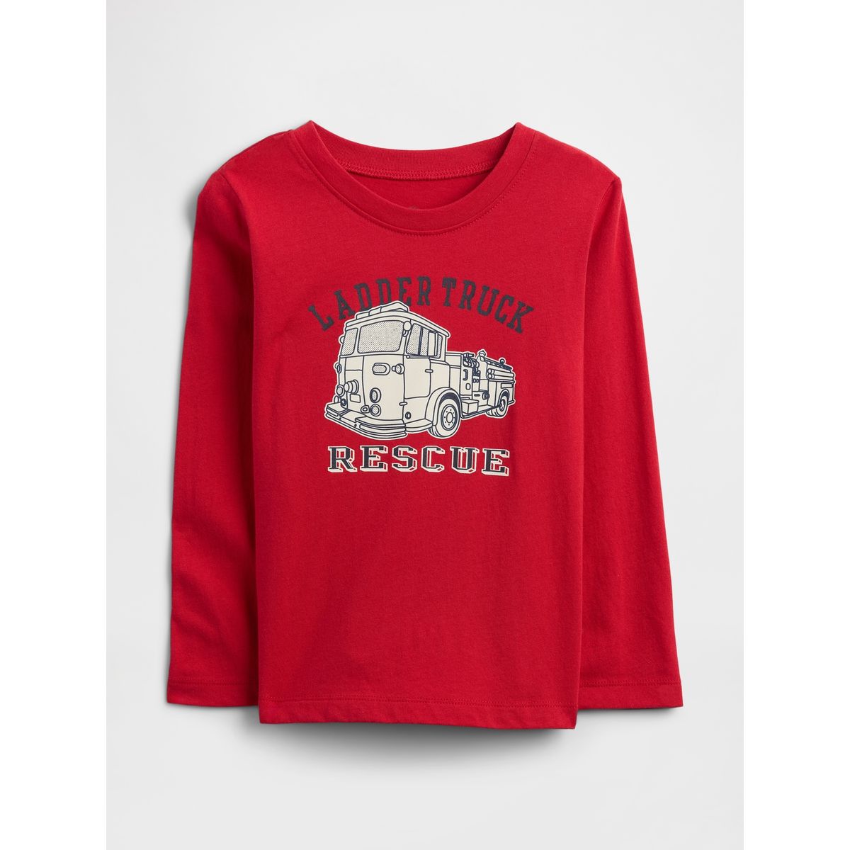 GAP - Polera Toddler Niño Gap Manga Larga Graficas Rojo