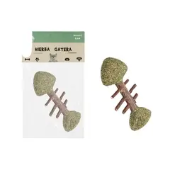 GENERICO - Espina de pescado de madera con hierba gatera 8.2cm
