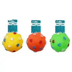 GENERICO - Bola de huella pequeña 8x8cm 45g color aleatorio