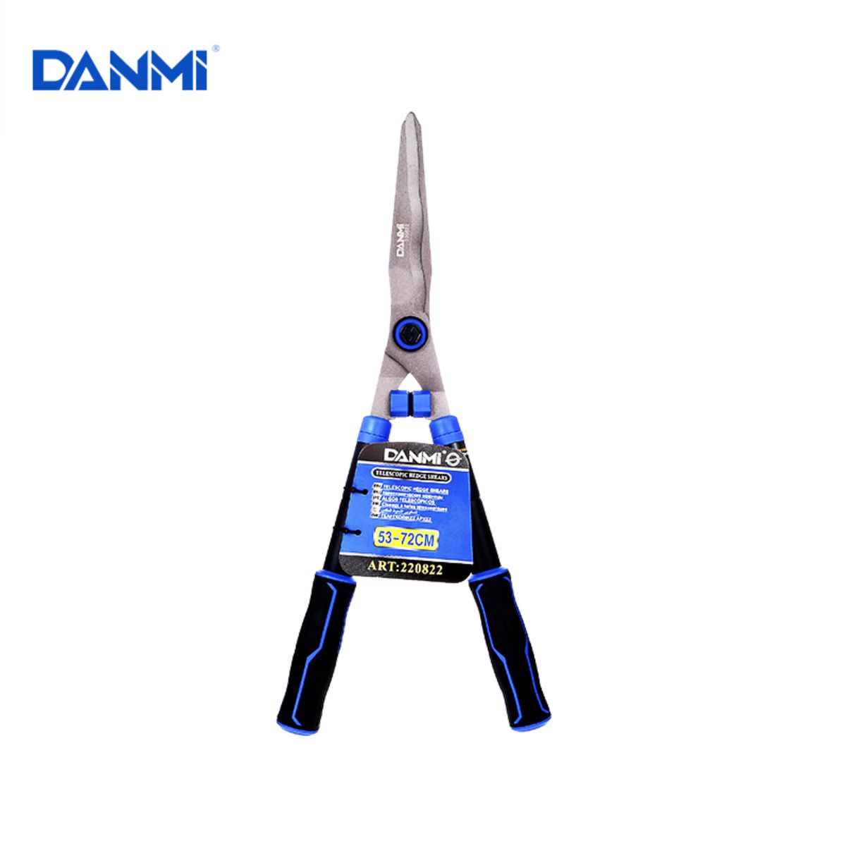 DANMI - Tijera Corta Pasto Arbusto Jardín 53-72cm Telescópica Danmi