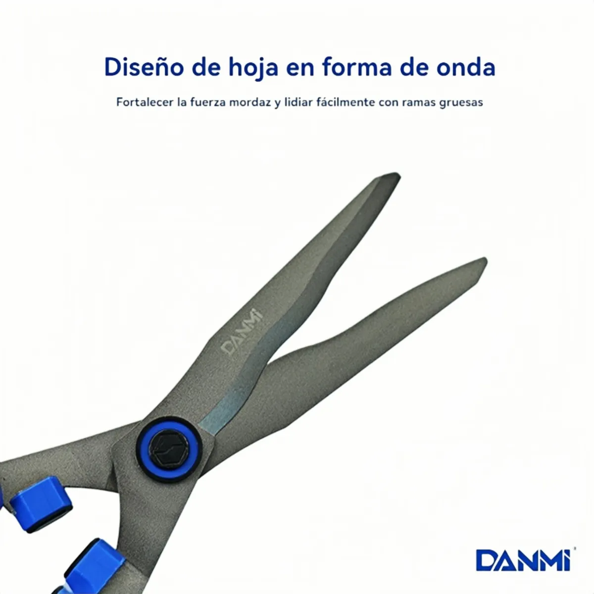 DANMI - Tijera Corta Pasto Arbusto Jardín 53-72cm Telescópica Danmi