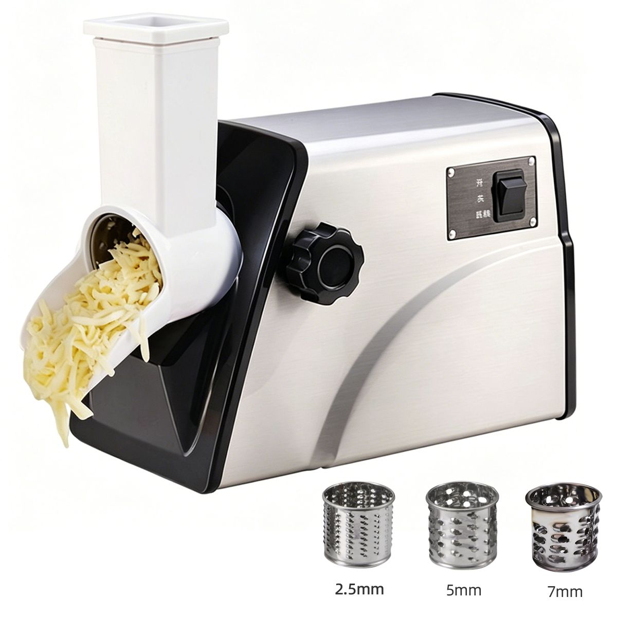 VIDA BUENAS - Rallador Queso Rallador Giratorio Rallador De Queso 300w