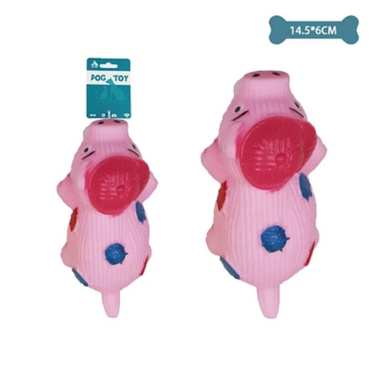 GENERICO - Juguete de cerdo para mascotas 14.5x6cm