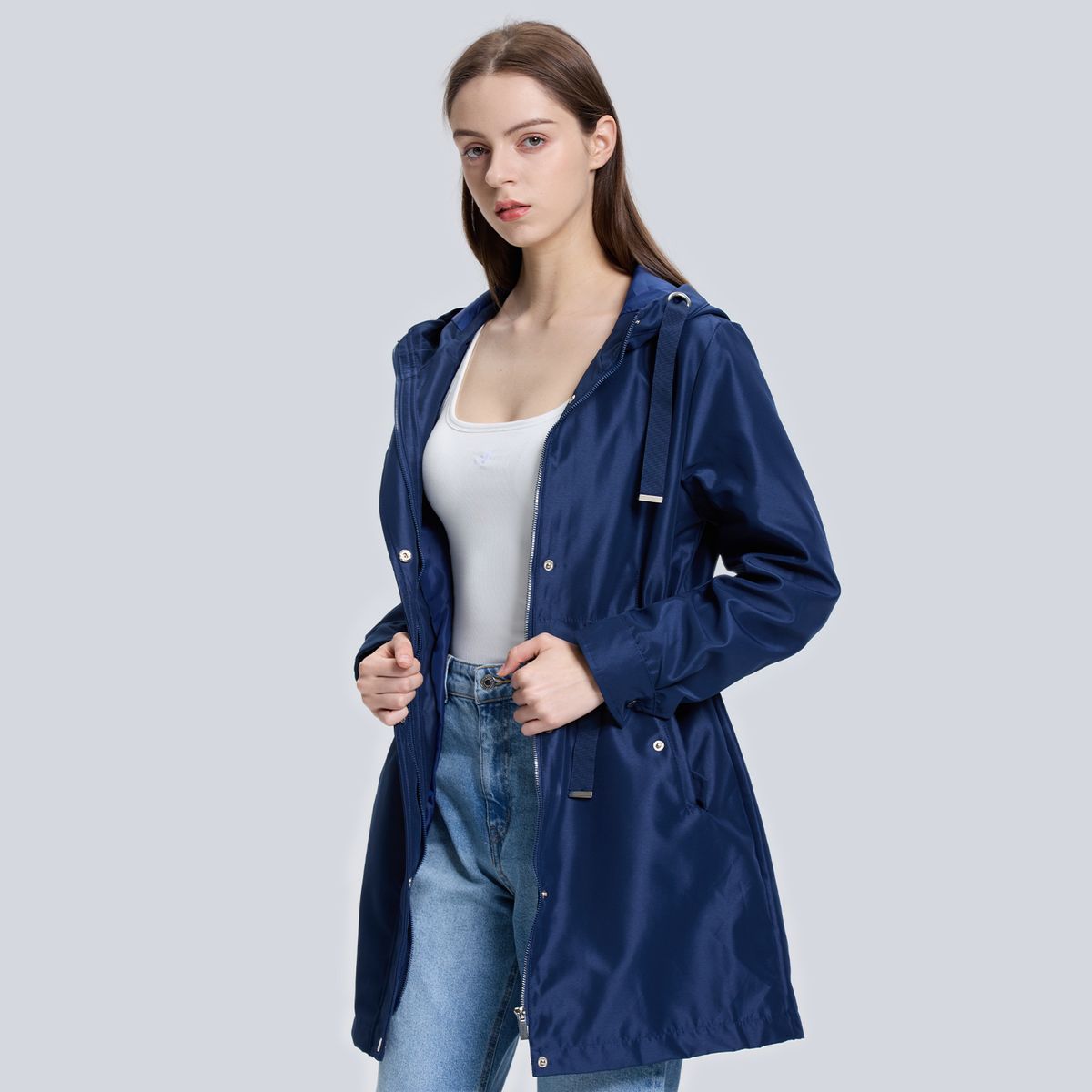 EASTONE - Chaqueta Mujer Parka Canvas Hoody Eastone