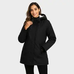 EASTONE - Parka Mujer Termica Negro