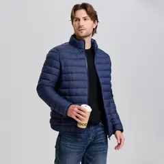 EASTONE - Parka Hombre Termica Azul Marino
